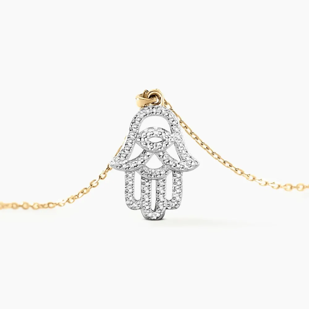 Marc Orian Colliers Diamant|Colliers > Collier Fahmida Or Jaune Diamant