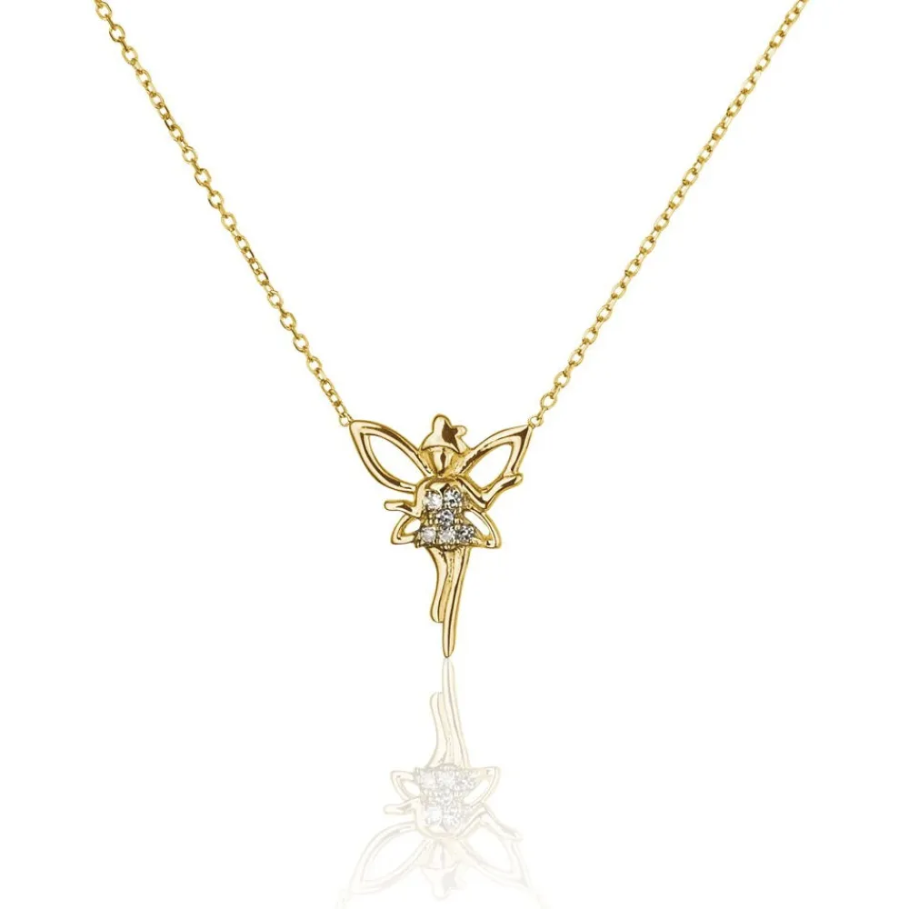 Marc Orian Colliers Diamant|Colliers > Collier Fee Or Jaune Diamant
