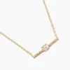 Collier Fergie Plaqué Or Jaune Oxyde De Zirconium
