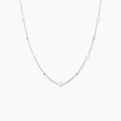 Marc Orian Colliers Fantaisie|Colliers > Collier Flawless Argent Blanc Perle De Culture