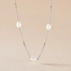 Marc Orian Colliers Fantaisie|Colliers > Collier Flawless Argent Blanc Perle De Culture