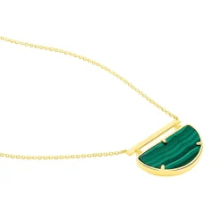 Marc Orian Colliers|Colliers Avec Pierres > Collier Florica Or Jaune Malachite