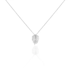 Collier Gabrielle Argent Blanc Oxyde De Zirconium
