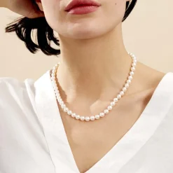 Marc Orian Colliers|Colliers Avec Pierres > Collier Ghisele Or Jaune Perle De Culture D'akoya