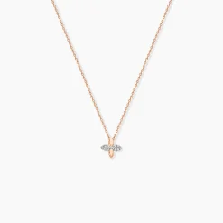 Marc Orian Colliers Diamant|Colliers > Collier Ginila Or Rose Diamant
