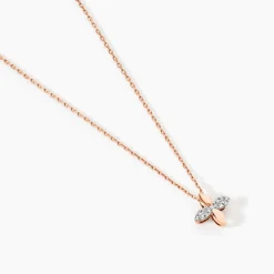 Marc Orian Colliers Diamant|Colliers > Collier Ginila Or Rose Diamant