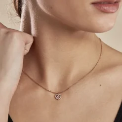 Marc Orian Colliers Fantaisie|Colliers > Collier Gino Argent Rose Oxyde De Zirconium
