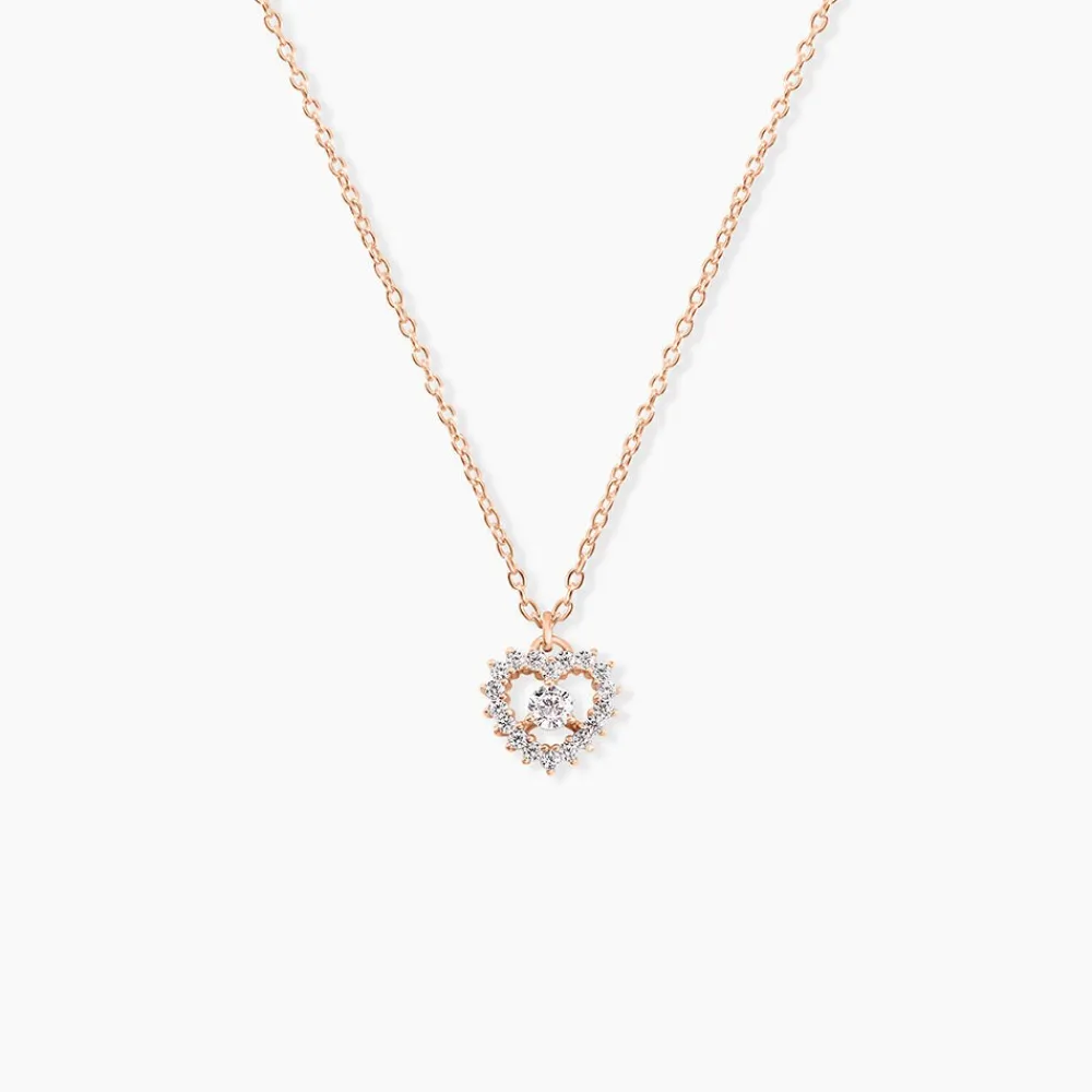 Marc Orian Colliers Fantaisie|Colliers > Collier Gino Argent Rose Oxyde De Zirconium