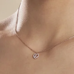 Marc Orian Colliers Fantaisie|Colliers > Collier Gino Argent Rose Oxyde De Zirconium