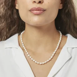 Marc Orian Colliers|Colliers Avec Pierres > Collier Giustina Or Jaune Perle De Culture