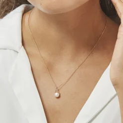 Marc Orian Colliers|Colliers Avec Pierres > Collier Gladdie Or Jaune Perle De Culture