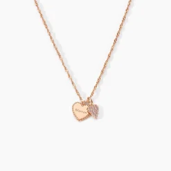 Marc Orian Colliers Fantaisie|Colliers > Collier Gloria Argent Rose Oxyde De Zirconium