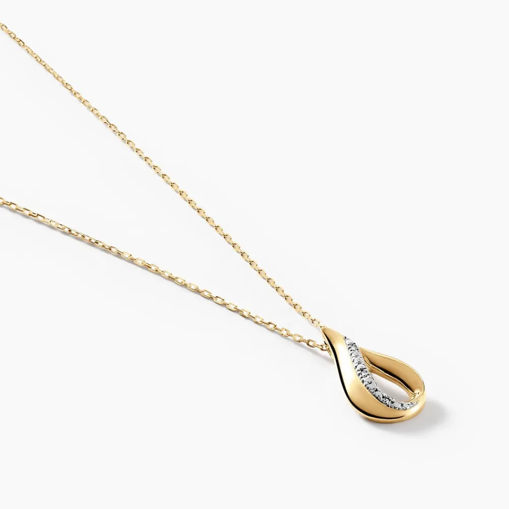Marc Orian Colliers Diamant|Colliers > Collier Goccie Or Jaune Diamant