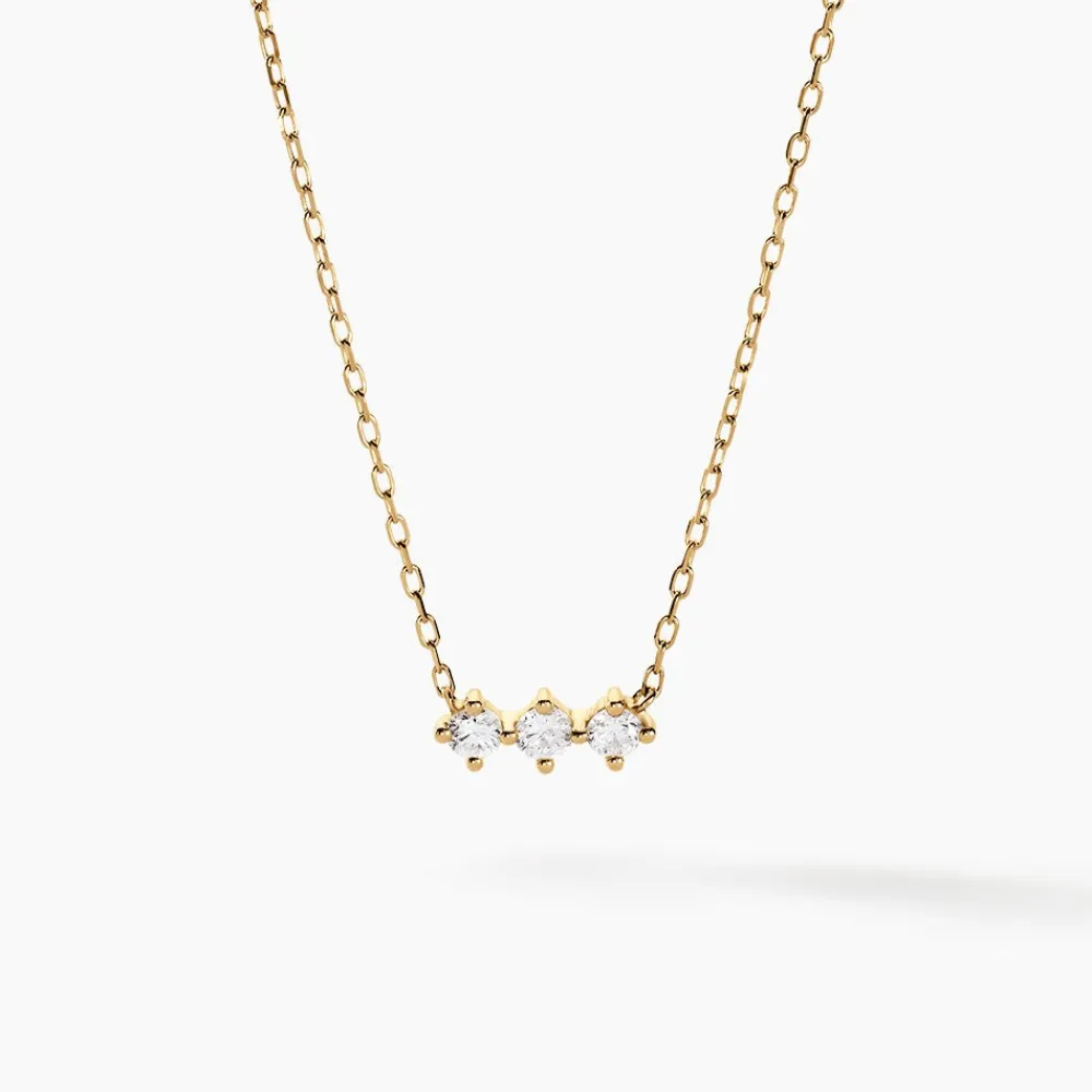 Marc Orian Colliers Diamant|Colliers > Collier Graziano Or Jaune Diamant Synthétique