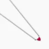 Collier Griotte Argent Blanc
