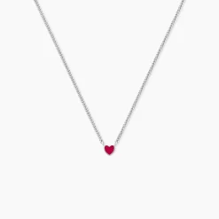 Collier Griotte Argent Blanc