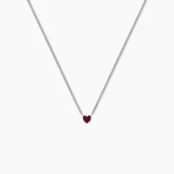 Collier Griotte Argent Blanc