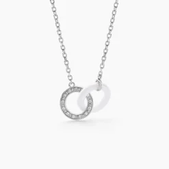 Marc Orian Colliers Fantaisie|Colliers > Collier Grizzel De Zirconium argent blanc oxyde