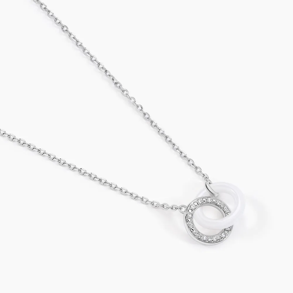 Marc Orian Colliers Fantaisie|Colliers > Collier Grizzel De Zirconium argent blanc oxyde