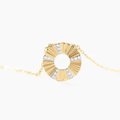Marc Orian Colliers Diamant|Colliers > Collier Gwyneira Or Jaune Diamant