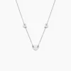 Marc Orian Colliers Fantaisie|Colliers > Collier Hearten Argent Blanc