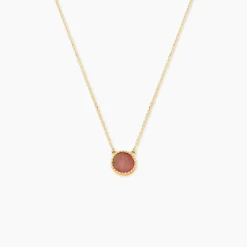 Marc Orian Colliers|Colliers Avec Pierres > Collier Heida Or Jaune Calcédoine