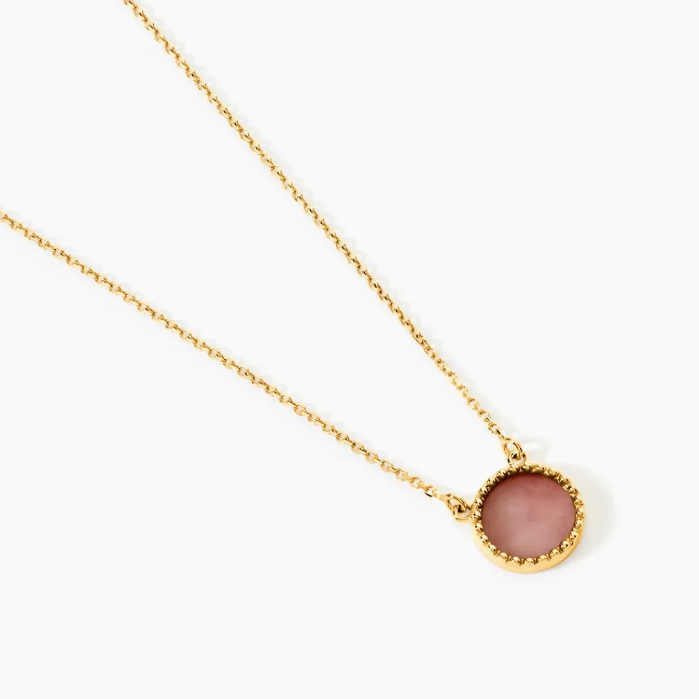 Marc Orian Colliers|Colliers Avec Pierres > Collier Heida Or Jaune Calcédoine
