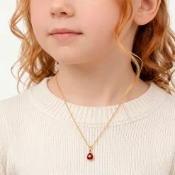 Marc Orian Colliers|Colliers Avec Pierres > Collier Helidie Coccinelle Or Jaune