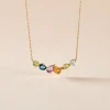 Marc Orian Colliers|Colliers Avec Pierres > Collier Hortense Or Jaune Topaze Péridot Améthyste