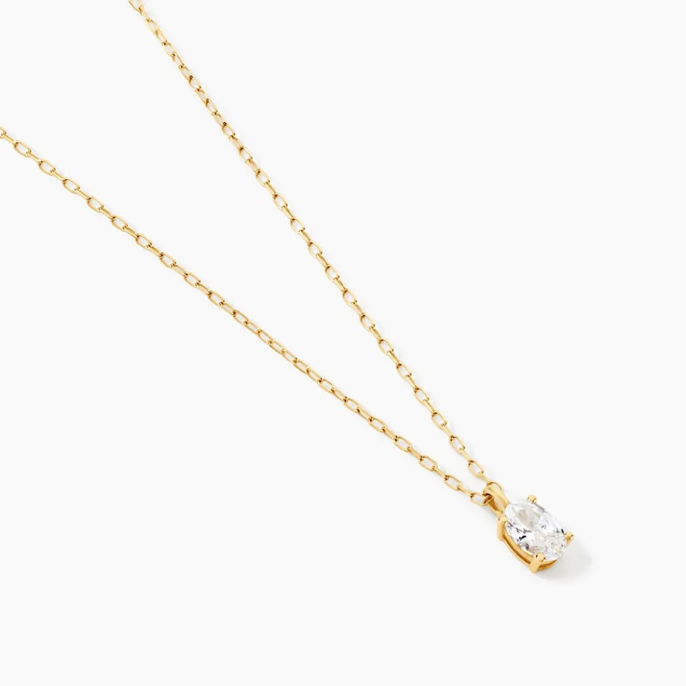 Marc Orian Colliers|Colliers Avec Pierres > Collier Husam Or Jaune Oxyde De Zirconium