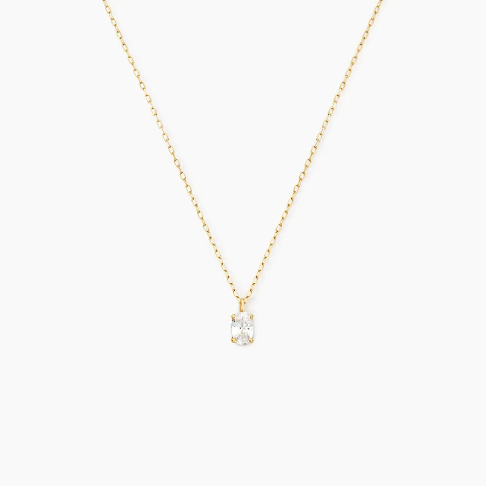 Marc Orian Colliers|Colliers Avec Pierres > Collier Husam Or Jaune Oxyde De Zirconium