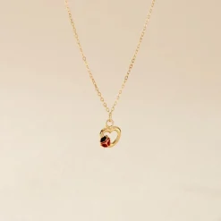 Marc Orian Colliers|Colliers Cœur > Collier Hydrangee Or Jaune