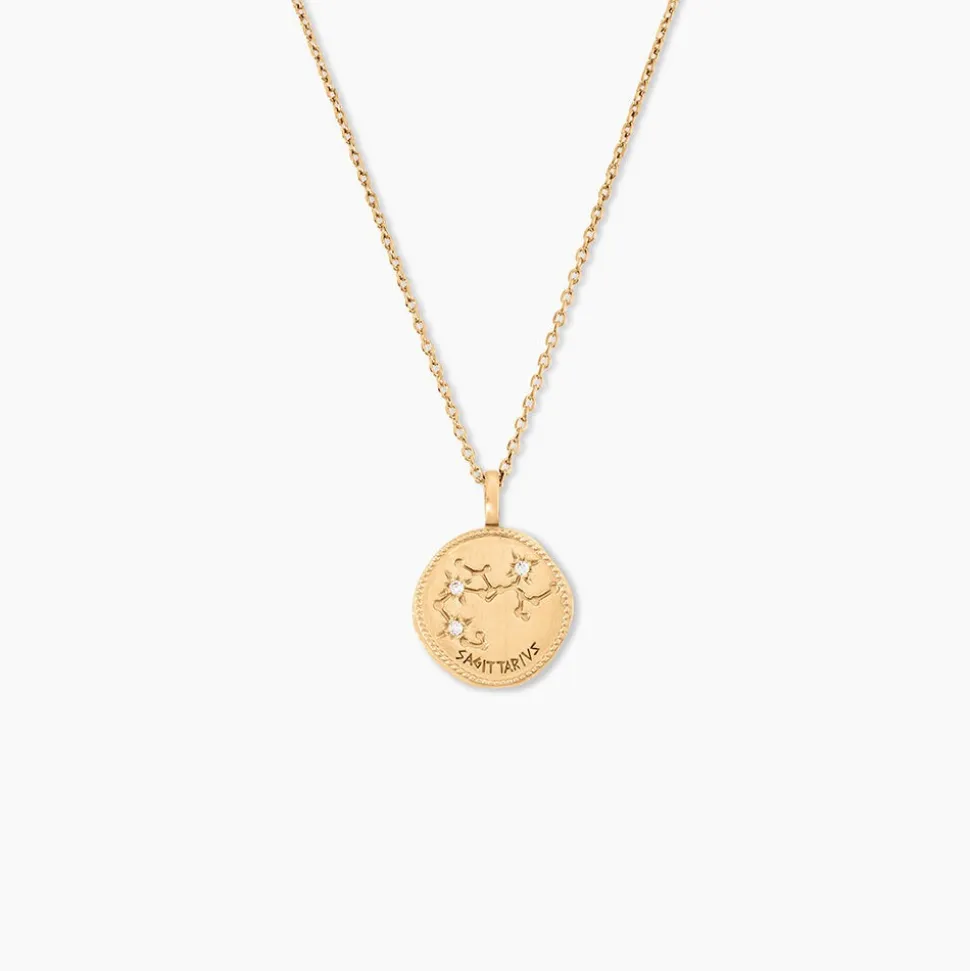 Collier Iago Plaqué Or Oxydes De Zirconium