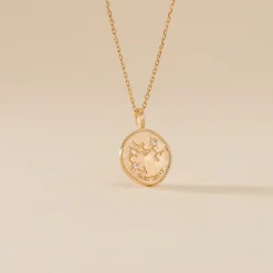 Collier Iago Plaqué Or Oxydes De Zirconium