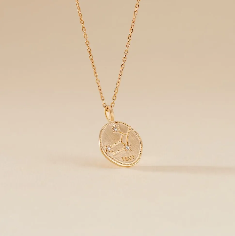 Collier Iago Plaqué Or Oxydes De Zirconium