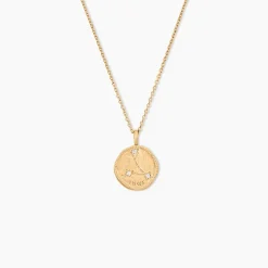 Collier Iago Plaqué Or Oxydes De Zirconium