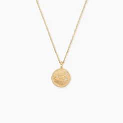 Collier Iago Plaqué Or Oxydes De Zirconium