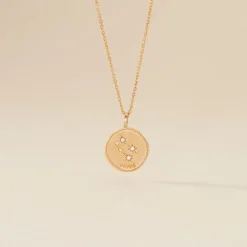 Collier Iago Plaqué Or Oxydes De Zirconium