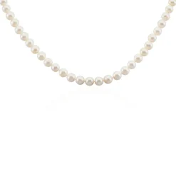Collier Ikbal Or Jaune Perle De Culture