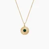 Collier Ilia Plaqué Or Jaune Verre