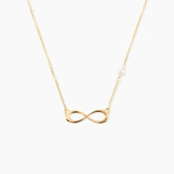 Collier Illenia Or Jaune Perle De Culture