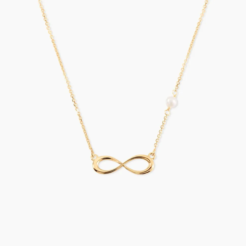 Collier Illenia Or Jaune Perle De Culture