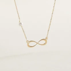 Collier Illenia Or Jaune Perle De Culture