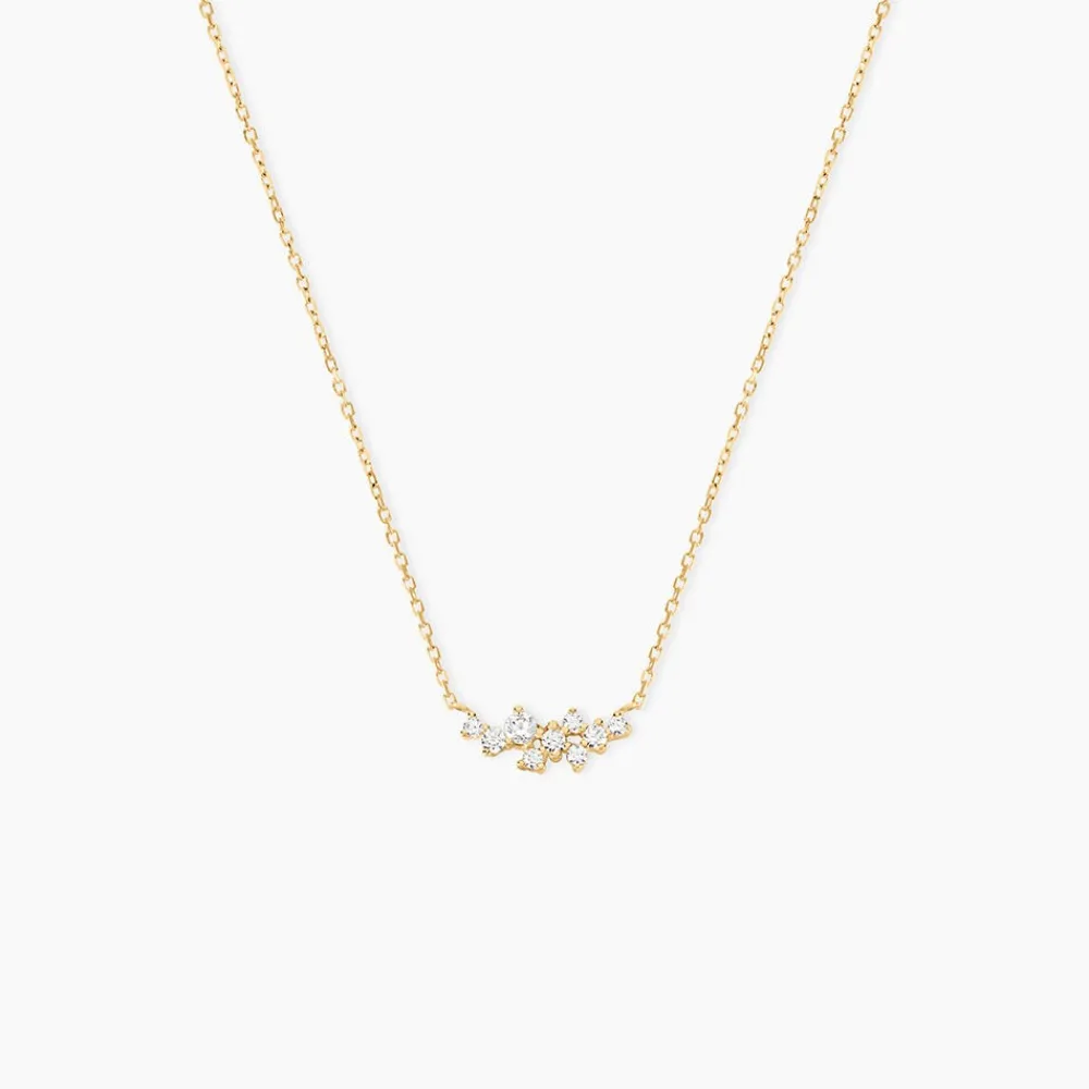 Marc Orian Colliers|Colliers Avec Pierres > Collier Illumia Or Jaune Oxyde De Zirconium