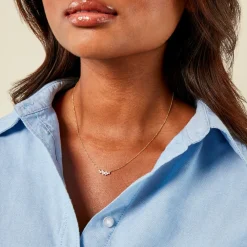 Marc Orian Colliers|Colliers Avec Pierres > Collier Illumia Or Jaune Oxyde De Zirconium