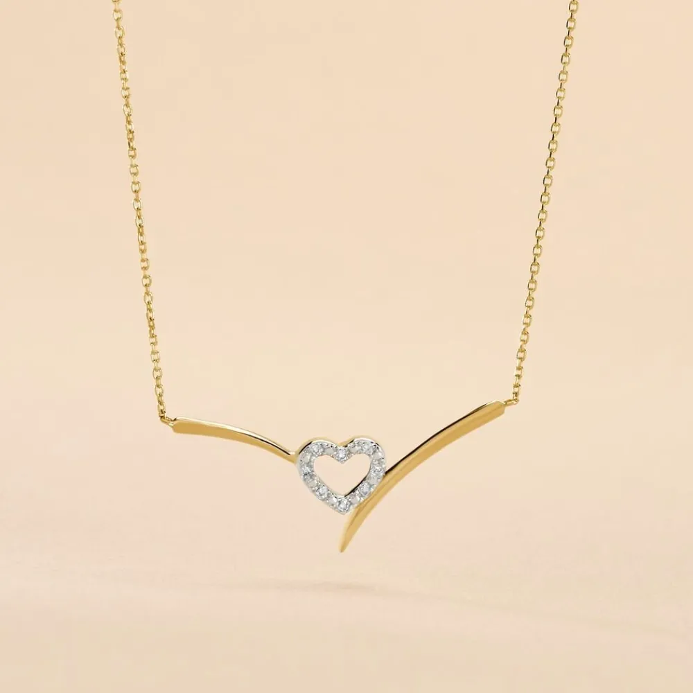 Marc Orian Colliers Diamant|Colliers > Collier Ilsabe Or Jaune Diamant