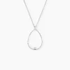 Collier Inez Argent Blanc Oxyde De Zirconium