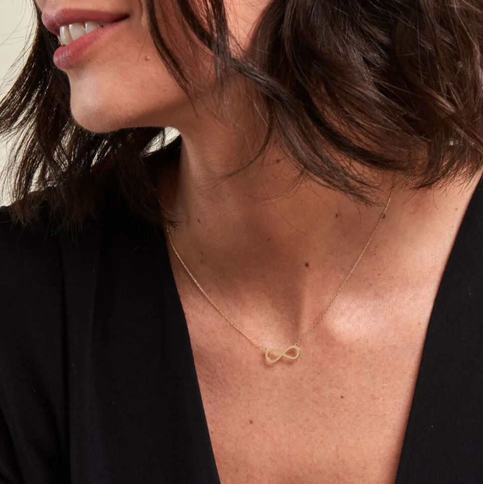 Collier Infinite Or Jaune