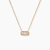 Collier Infinitude Plaqué Or Doré Oxyde De Zirconium