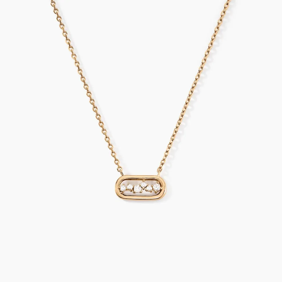 Collier Infinitude Plaqué Or Doré Oxyde De Zirconium